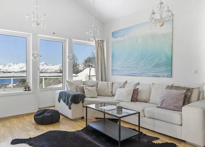 Leilighet Med Panoramautsikt Og Terrasse